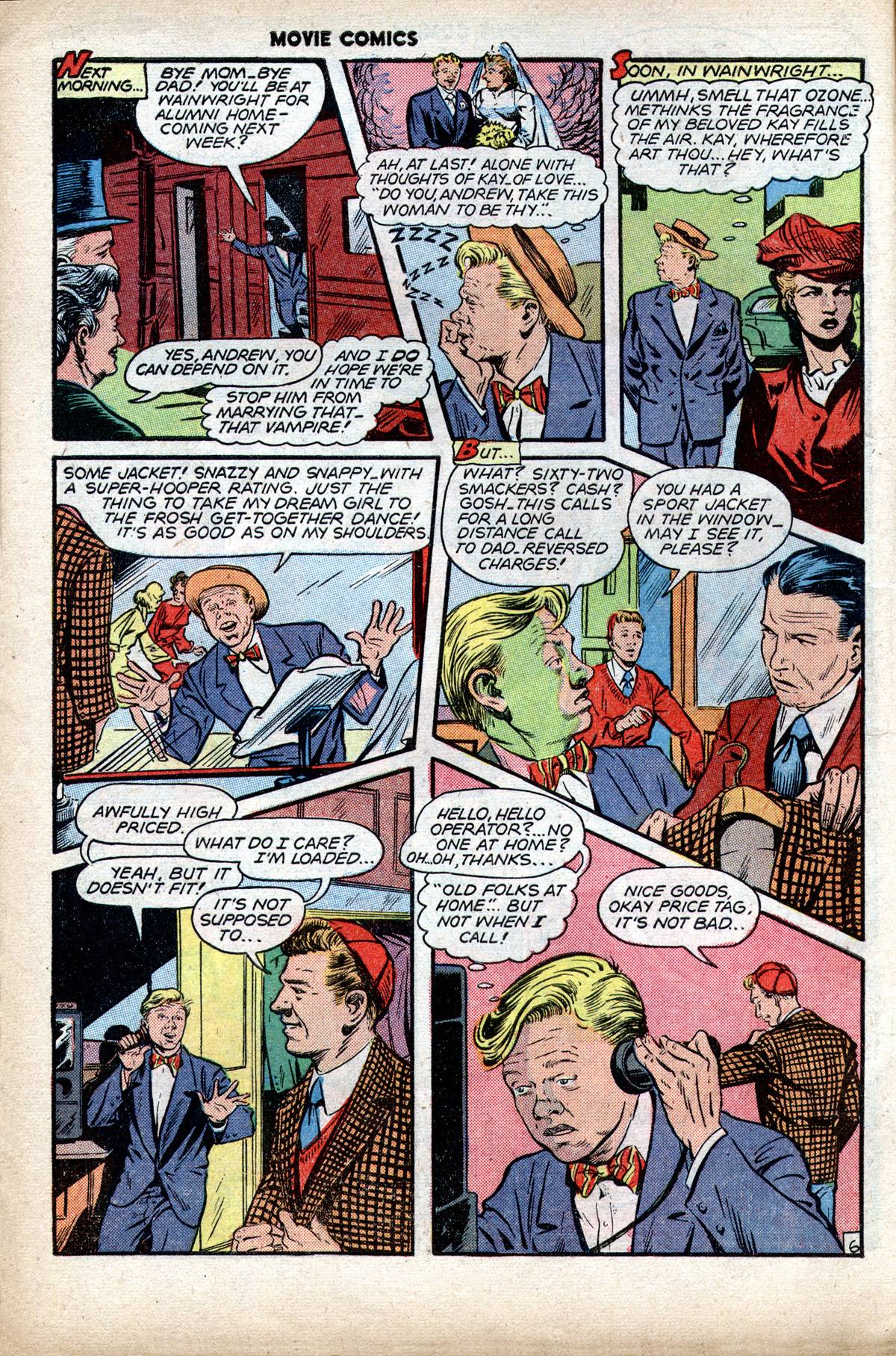 Read online Movie Comics (1946) comic -  Issue #3 - 8