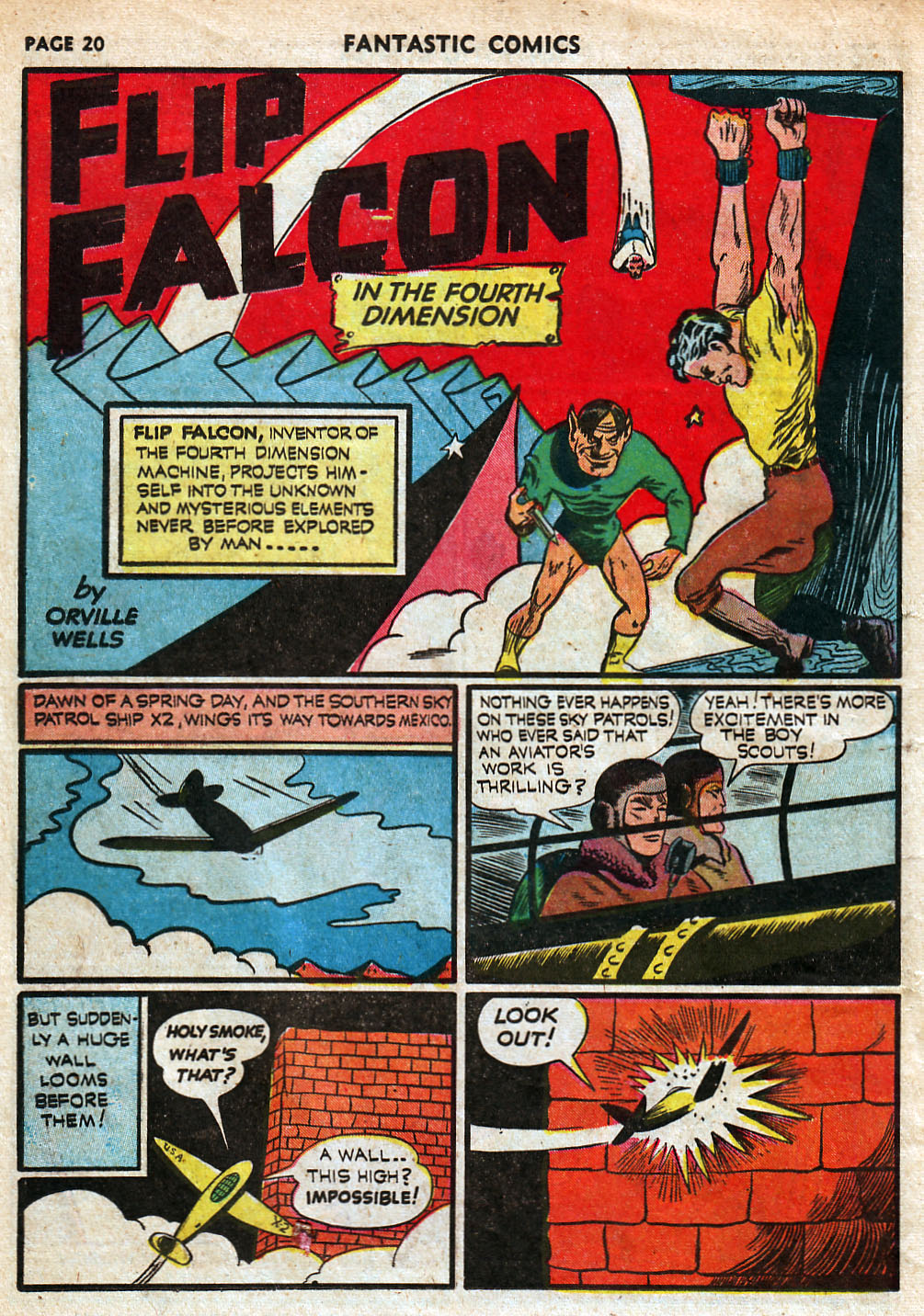 Read online Fantastic Comics comic -  Issue #18 - 22