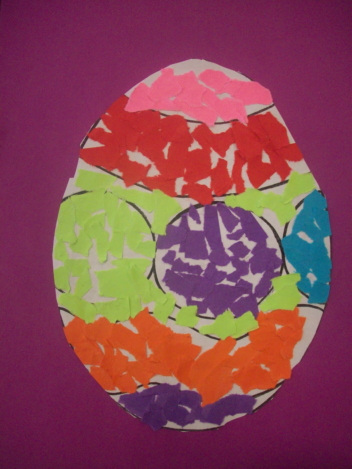 Mrs. Porter's Palette: Easter Egg Mosaics