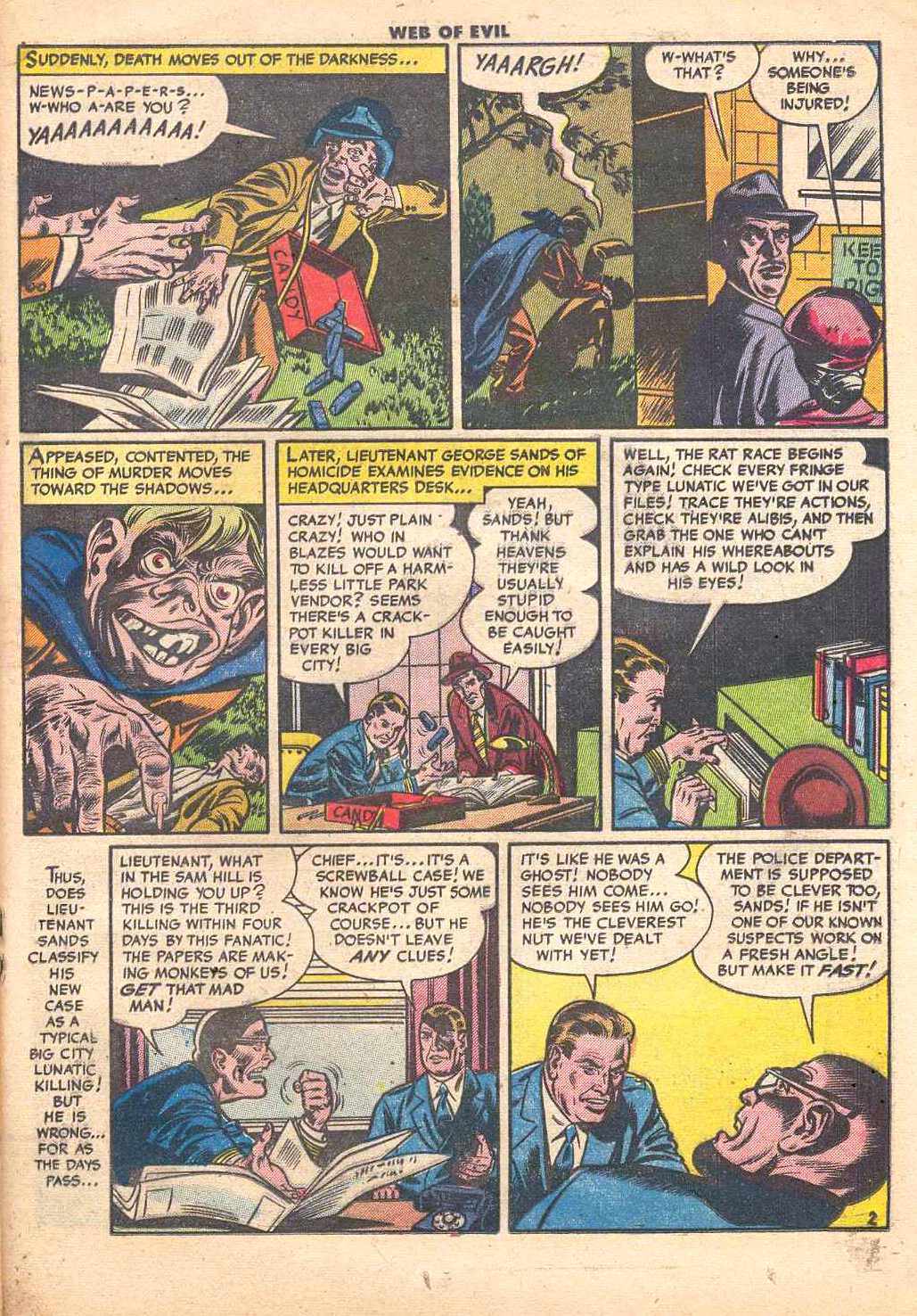 Read online Web of Evil comic -  Issue #8 - 19