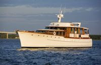 Cruise in style aboard the classic Trumpy, WISHING STAR. Book with ParadiseConnections.com