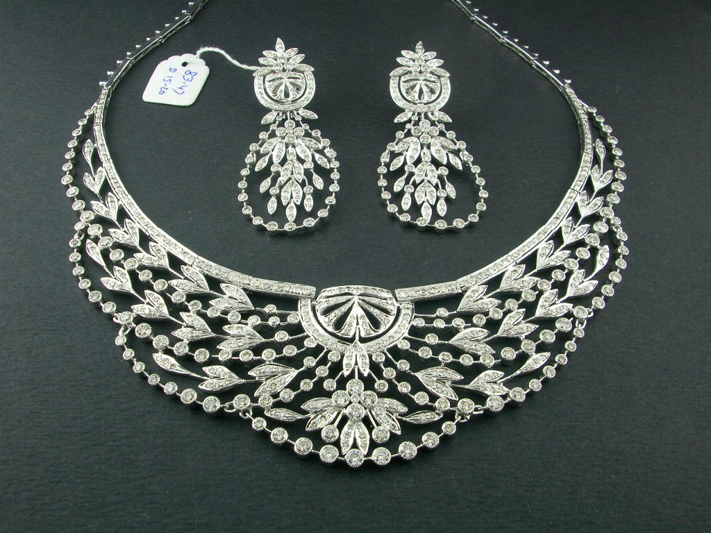 Designer Diamond Necklace Latest Trend in Diamond Jewellery Design