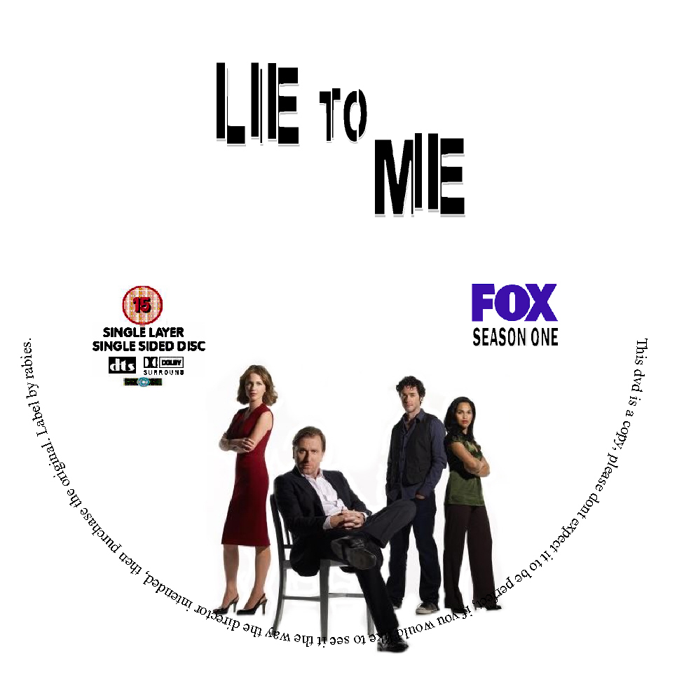 . Lie To Me season one . Lie To Me season one