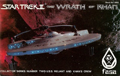 Star Trek II: The Wrath of Khan Collector's Series Number Two: USS Reliant and Khan's Crew miniatures box set FASA #3002