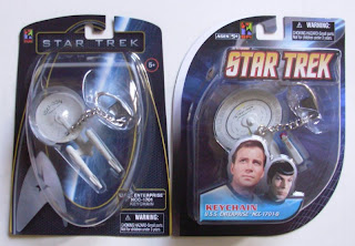 Packaging for the new Star Trek keychains from Basic Fun