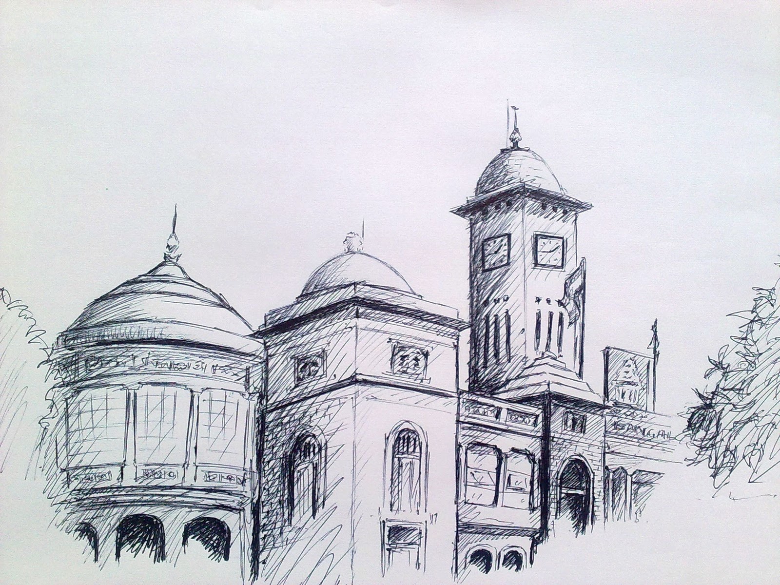 Sketching Bangalore