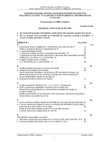 Model de corectare subiecte titularizare chimie 2007 page 1