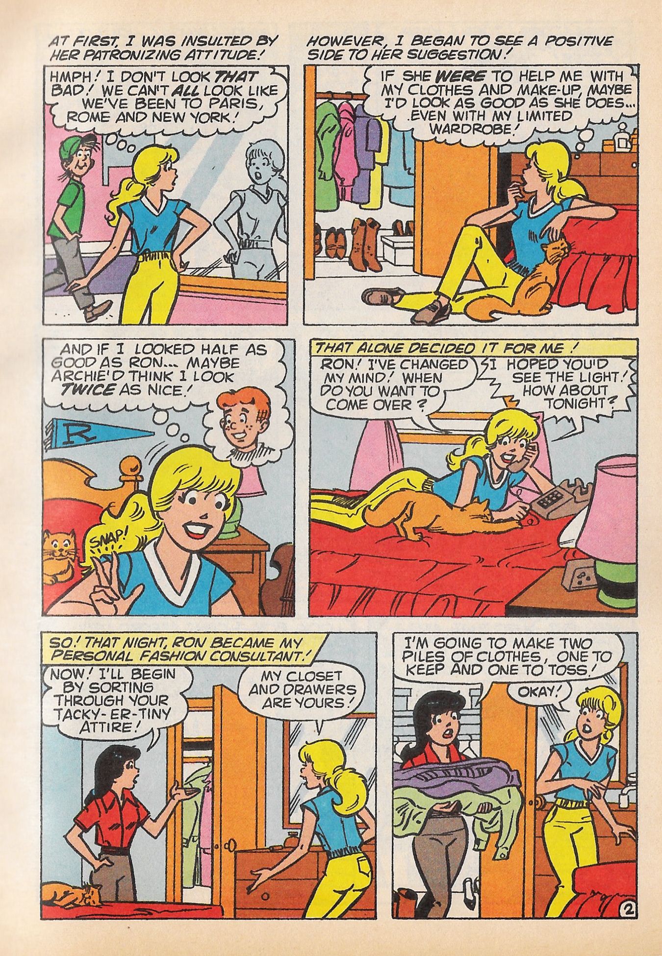 Read online Betty and Veronica Digest Magazine comic -  Issue #77 - 21