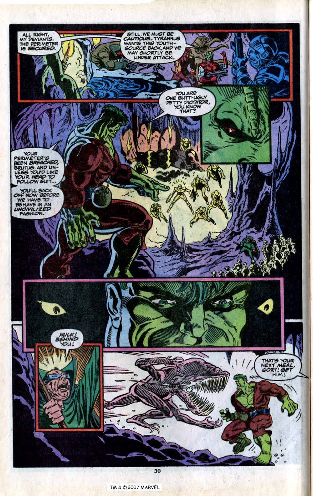 Read online The Incredible Hulk (1968) comic -  Issue # _Annual 1991 - 32