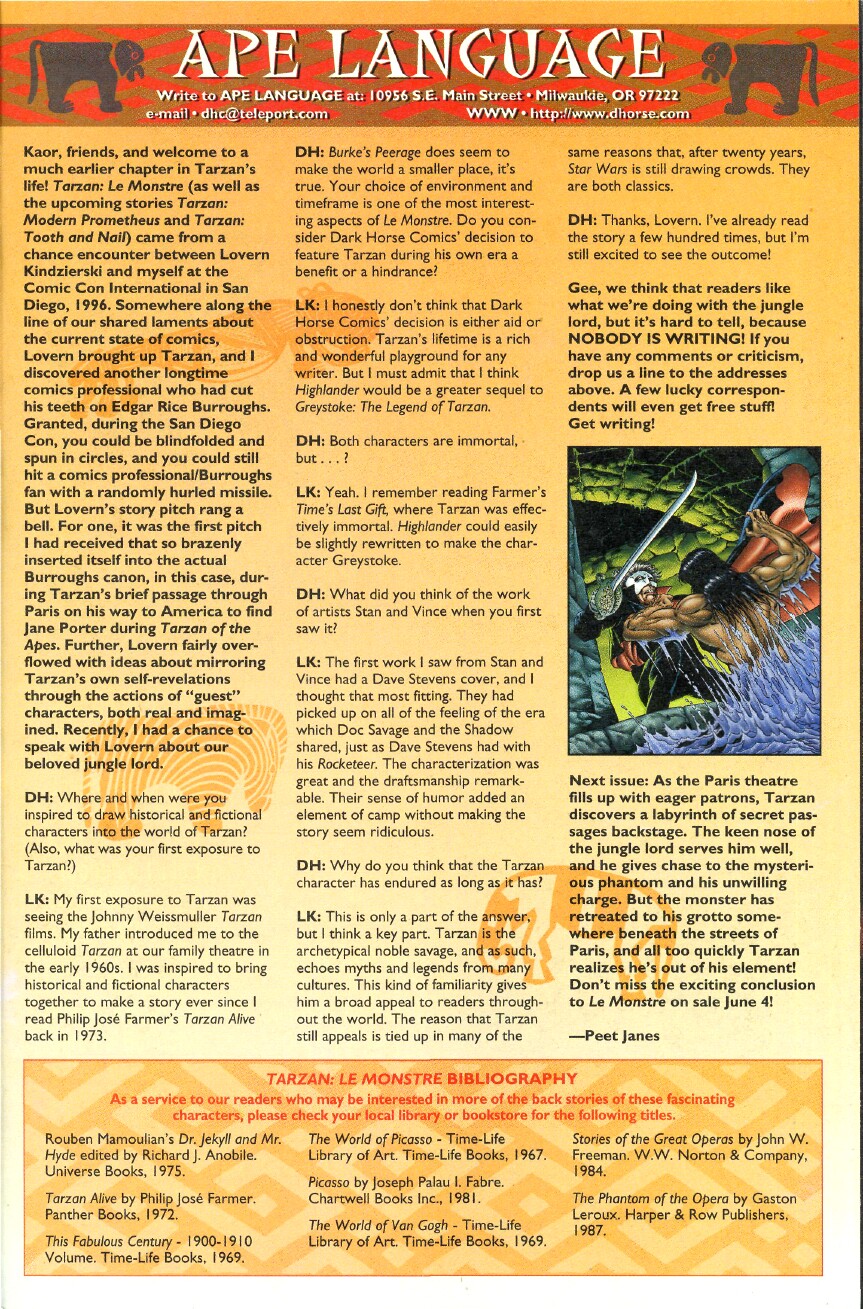 Read online Tarzan (1996) comic -  Issue #11 - 27