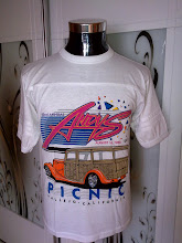 VINTAGE 1988 ANDY'S CALIFORNIA PICNIC 50/50 KAIN SAMBUNG SHIRT VERY RARE  (front) (SOLD!!!!!)