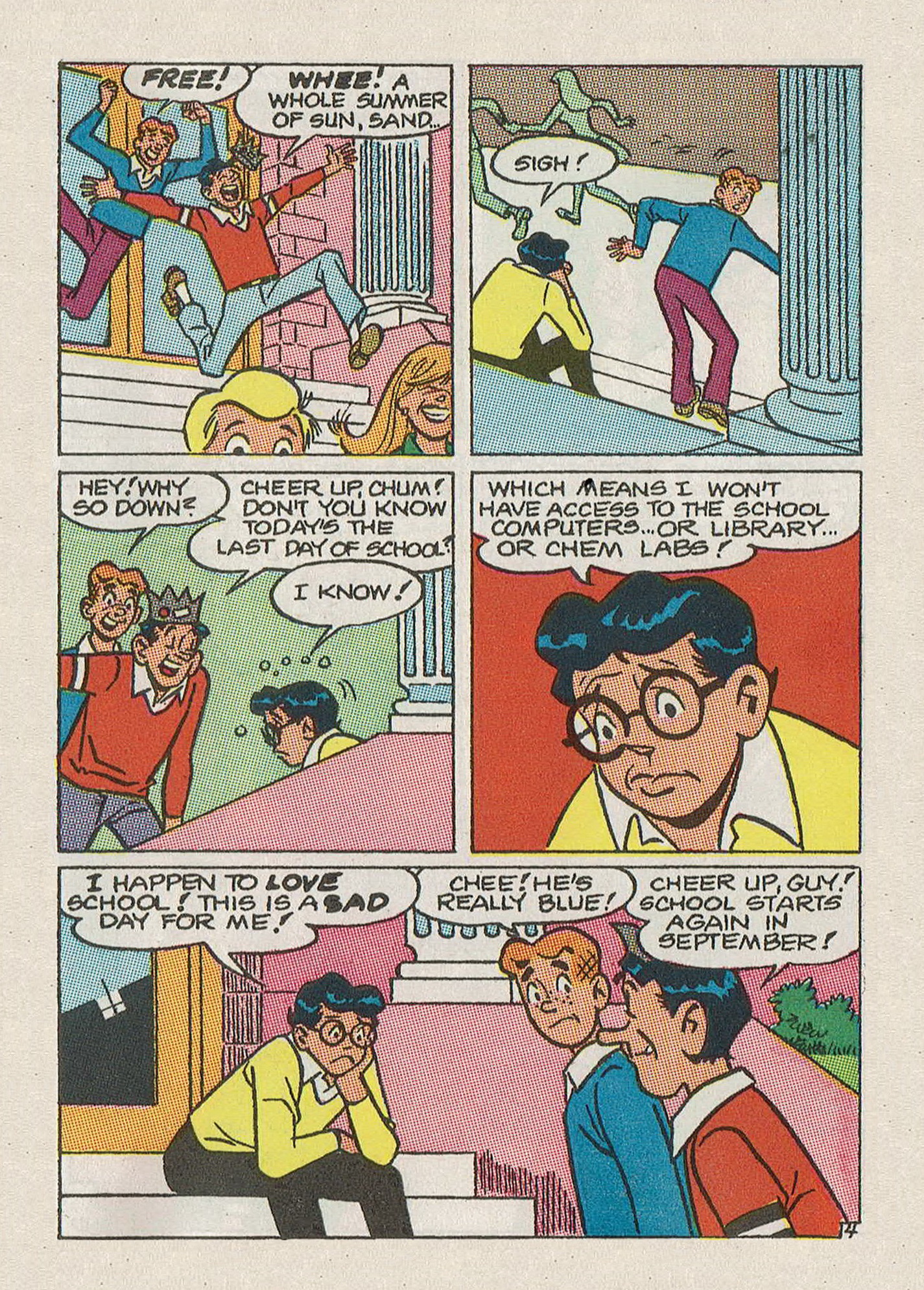 Read online Jughead Jones Comics Digest comic -  Issue #70 - 103