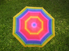 umbrella in the grass