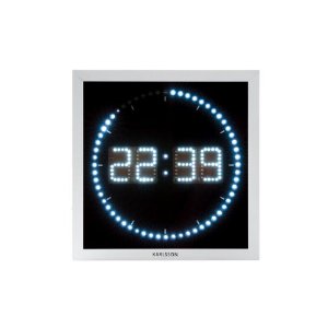 Clock Design Ideas: Digital LED Wall Clock Square by Karlsson