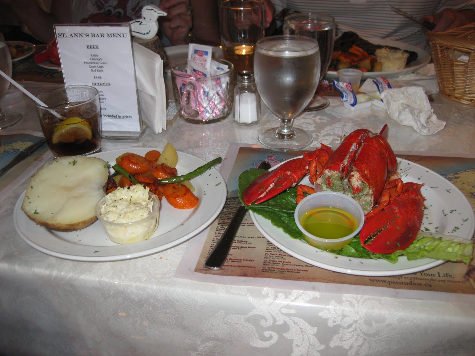 foodieMcPoon Lobster dinner in a church basement. Yes, I did say