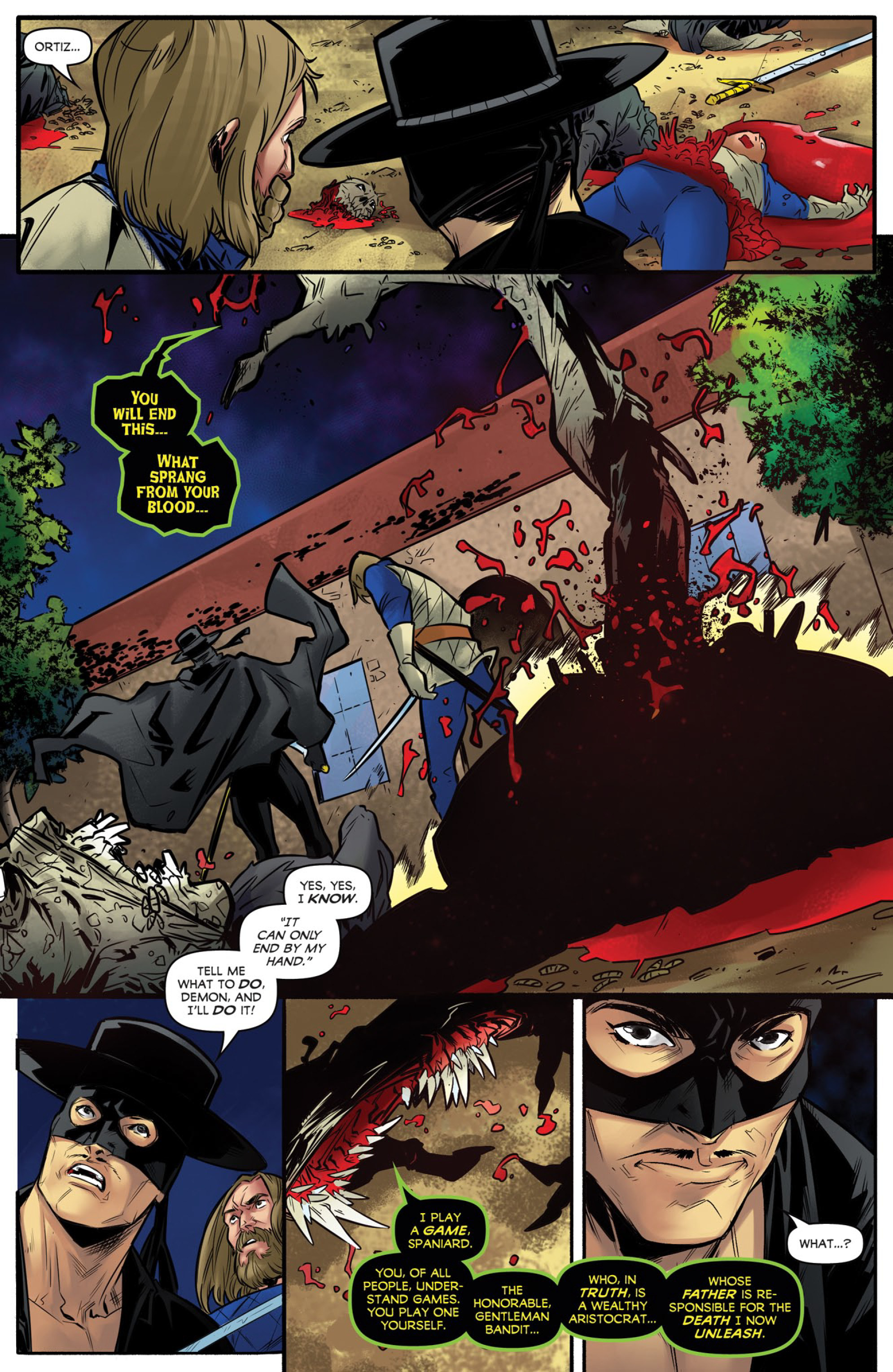 Read online Zorro: Sacrilege comic -  Issue #4 - 5