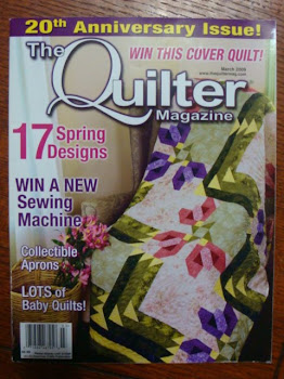 I'm in The Quilter Magazine