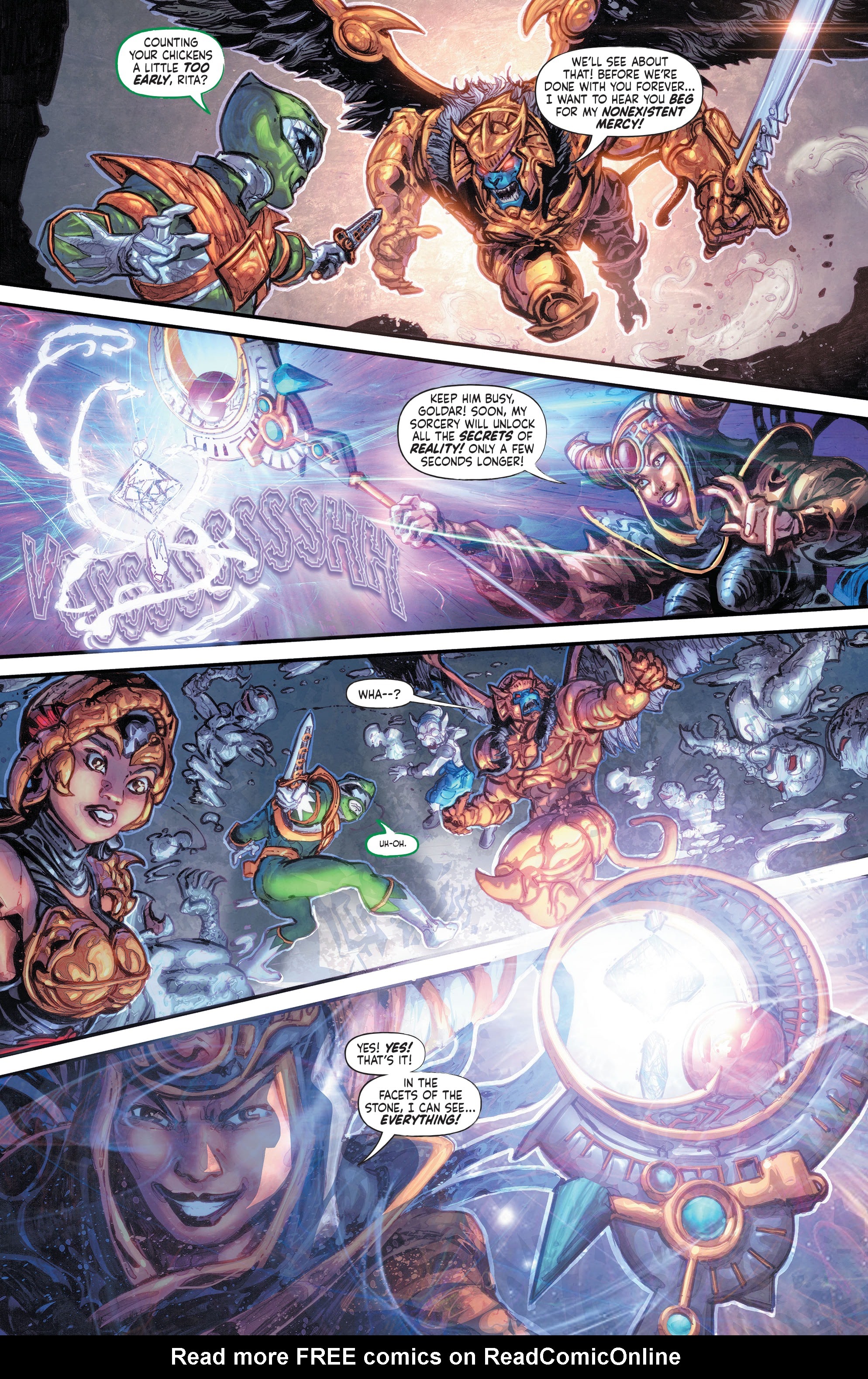 Read online Godzilla vs. The Mighty Morphin Power Rangers comic -  Issue #1 - 5