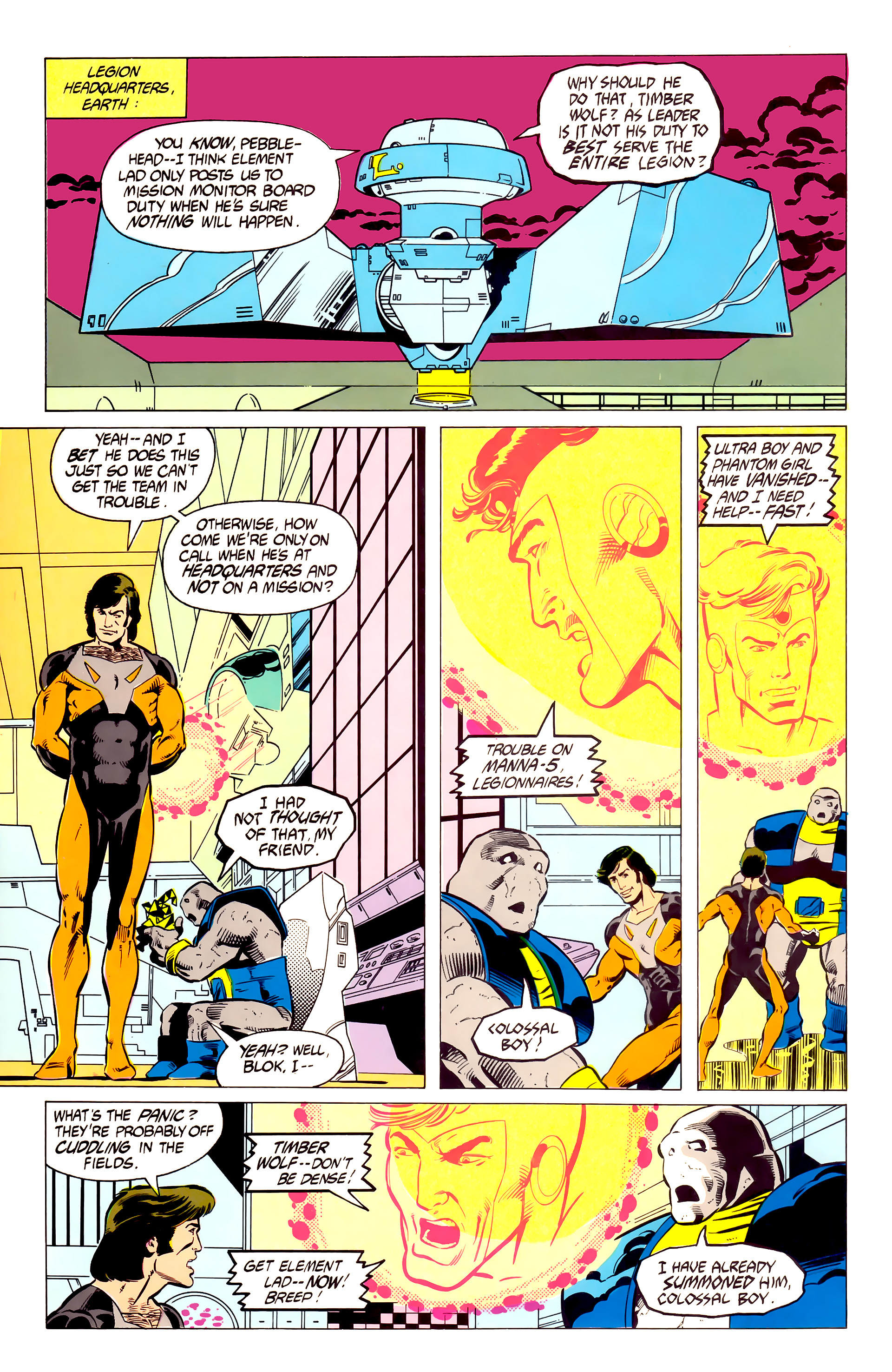 Read online Legion of Super-Heroes (1984) comic -  Issue #19 - 6