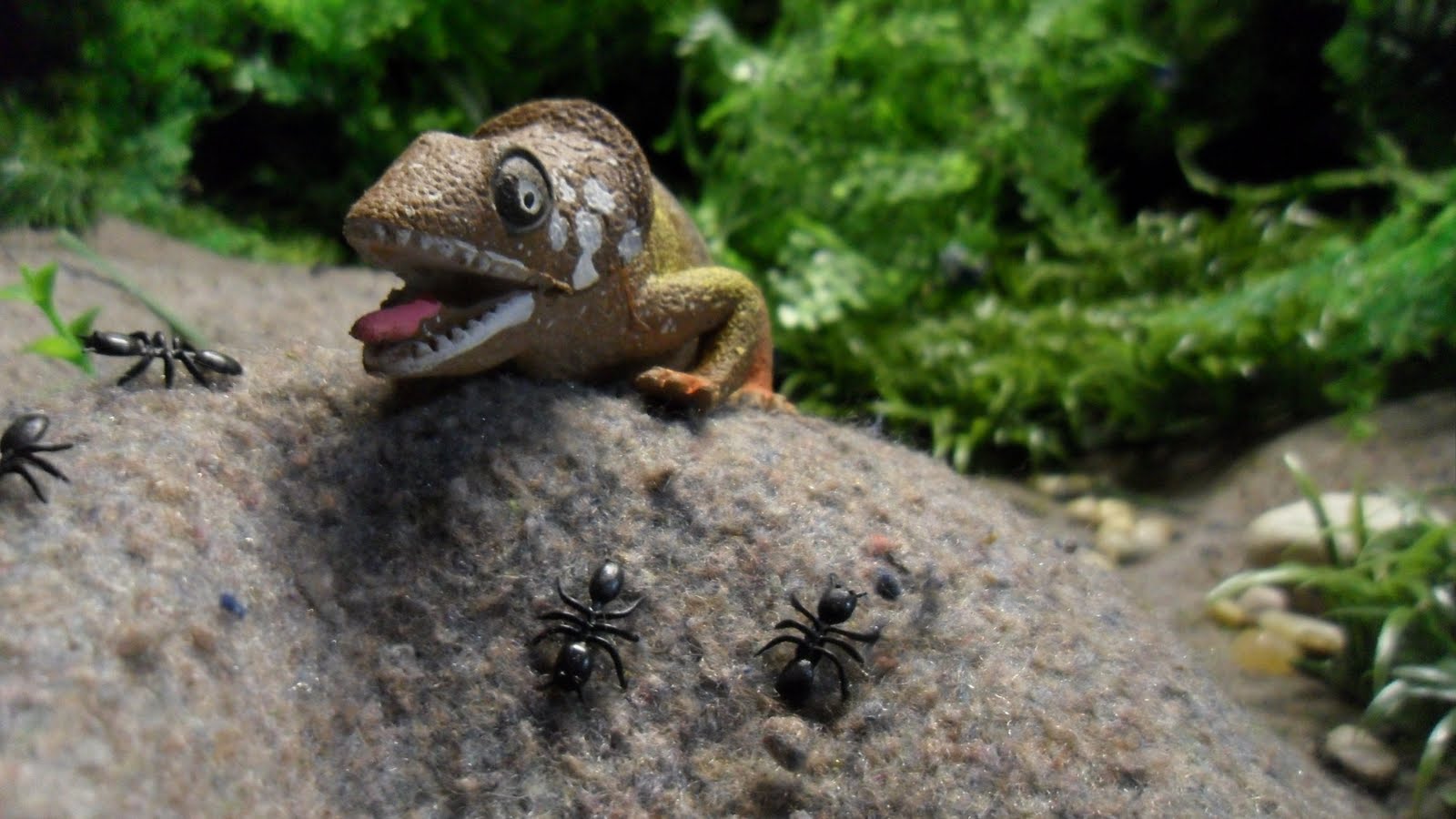 Reality Forest Big Ant Eating Lizard