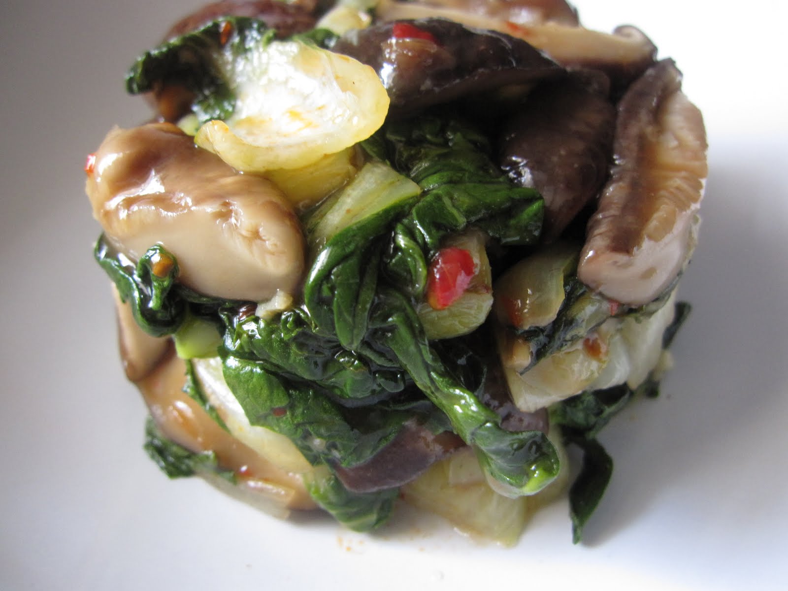 Recipes from 4EveryKitchen Baby Bok Choy & Shitake Stir Fry