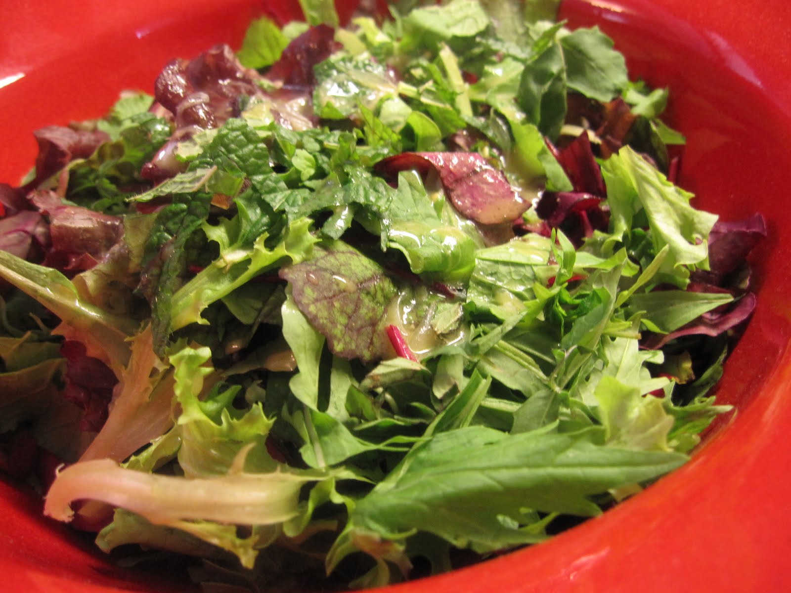 Recipes From 4everykitchen Mixed Greens With Honey Caper Vinaigrette