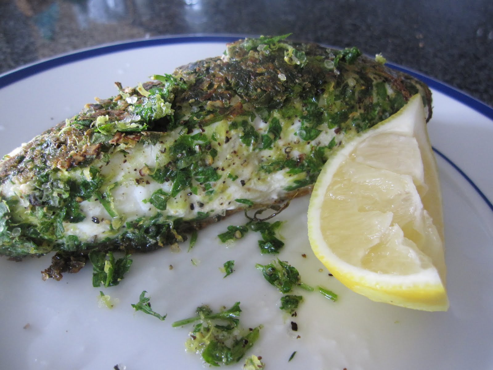 Recipes from 4EveryKitchen Lemon Pepper Crusted Halibut