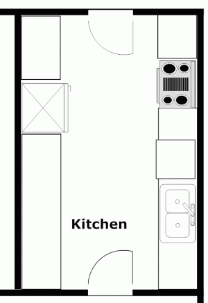 Featured image of post Layouts Small Galley Kitchen Floor Plans - The floor plan determines how you&#039;ll move through the space while cooking or entertaining and how.