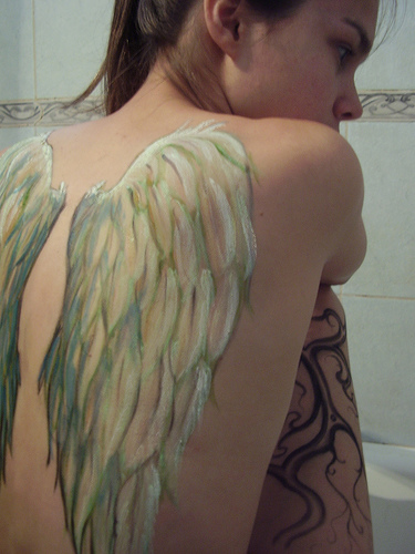 tribal tattoos of angel wings. Tribal Tattoos of Angel Wings