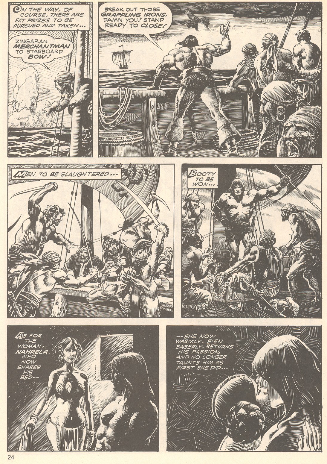 Read online The Savage Sword Of Conan comic -  Issue #75 - 24