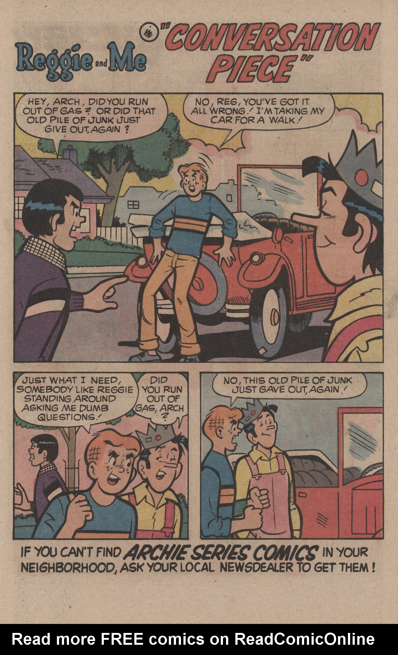 Read online Reggie and Me (1966) comic -  Issue #96 - 29