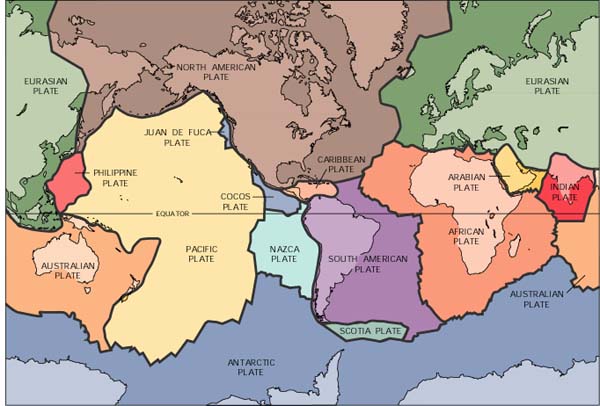 Geografi Teori Lempeng Tektonik Kaitannya Persebaran Tabrakan Kedua Tersebut Membentuk