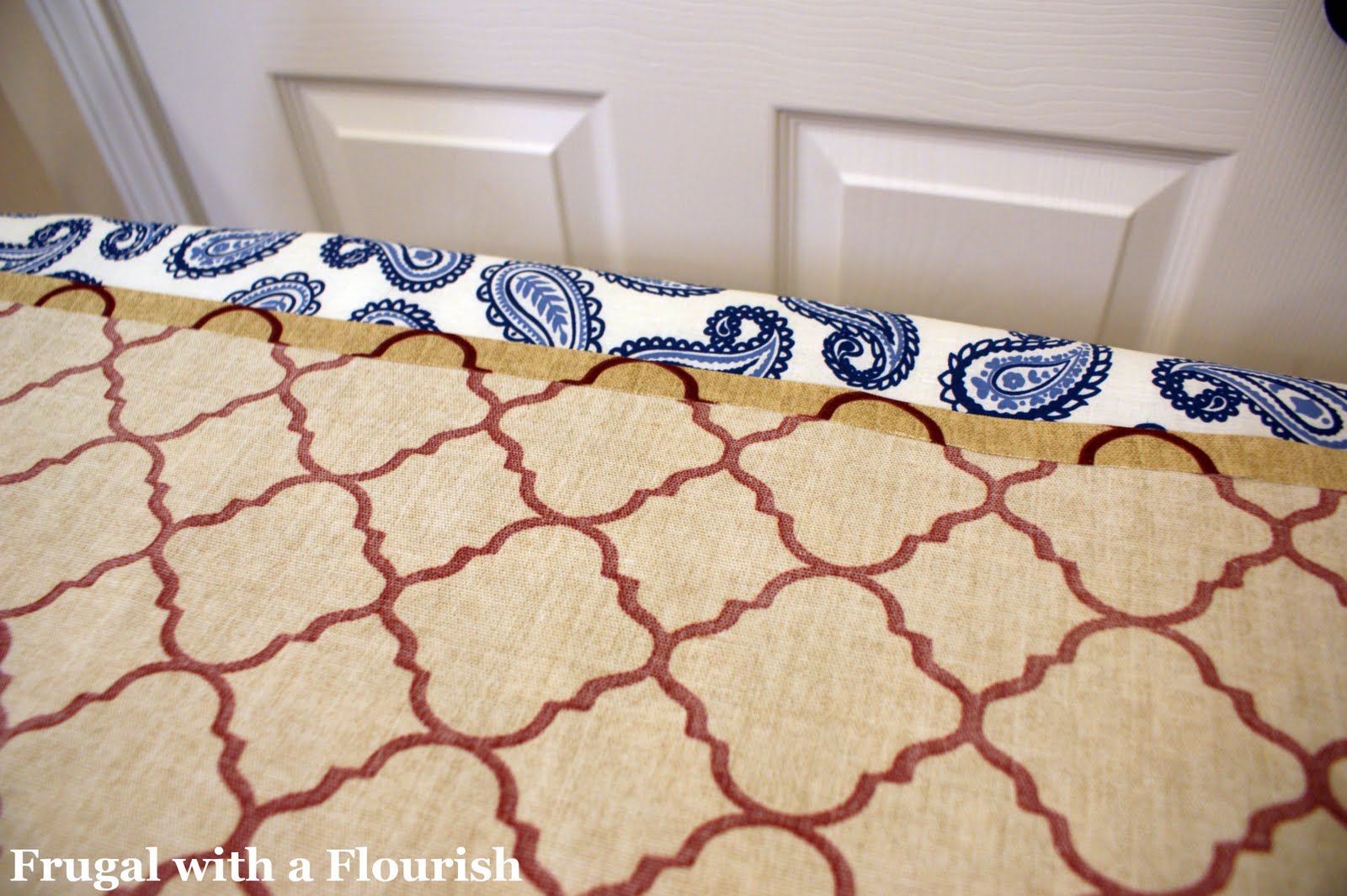 Frugal with a Flourish A No Sew Outdoor Pillow