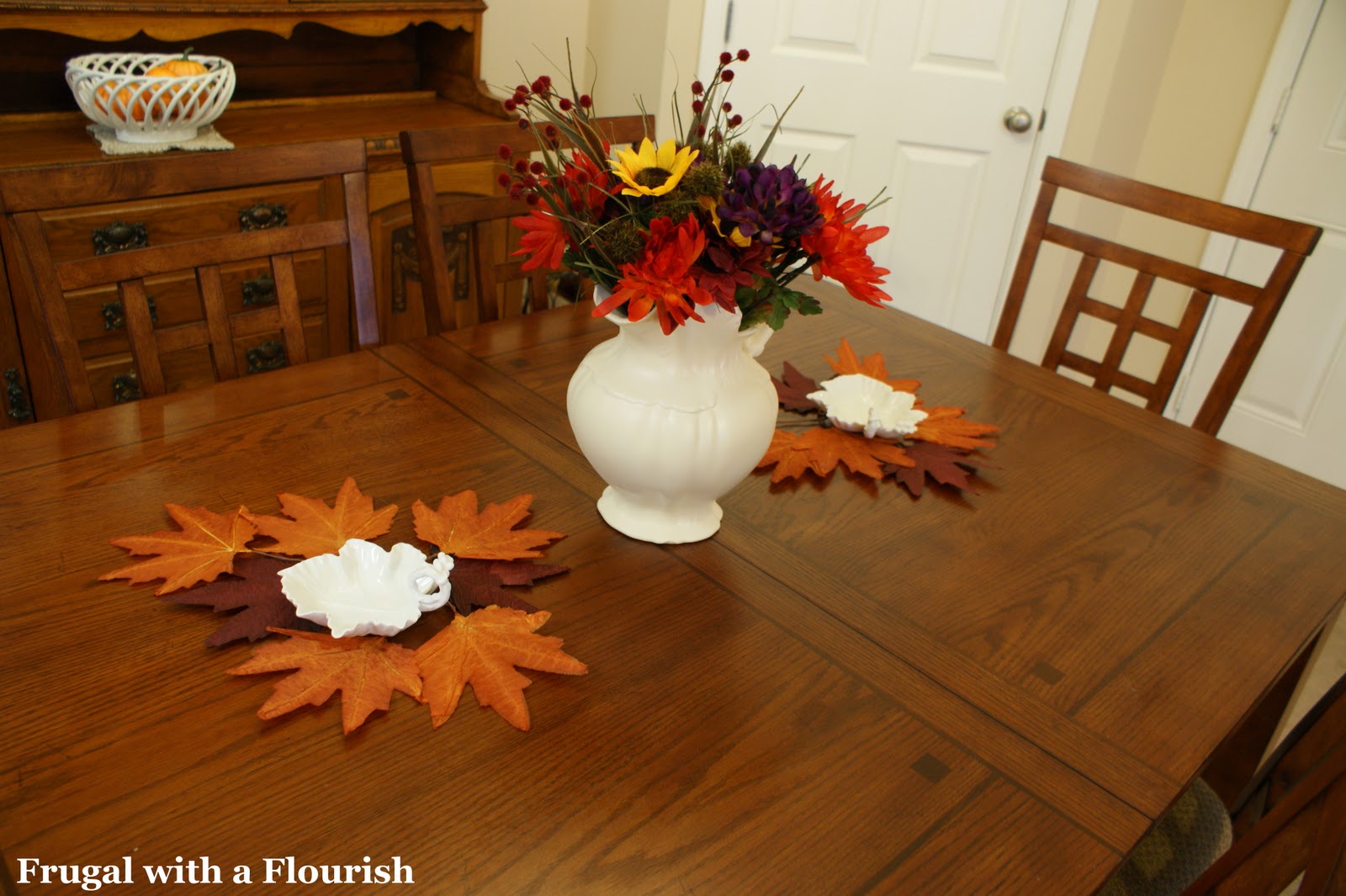 Frugal with a Flourish Decorating for Fall Indoors
