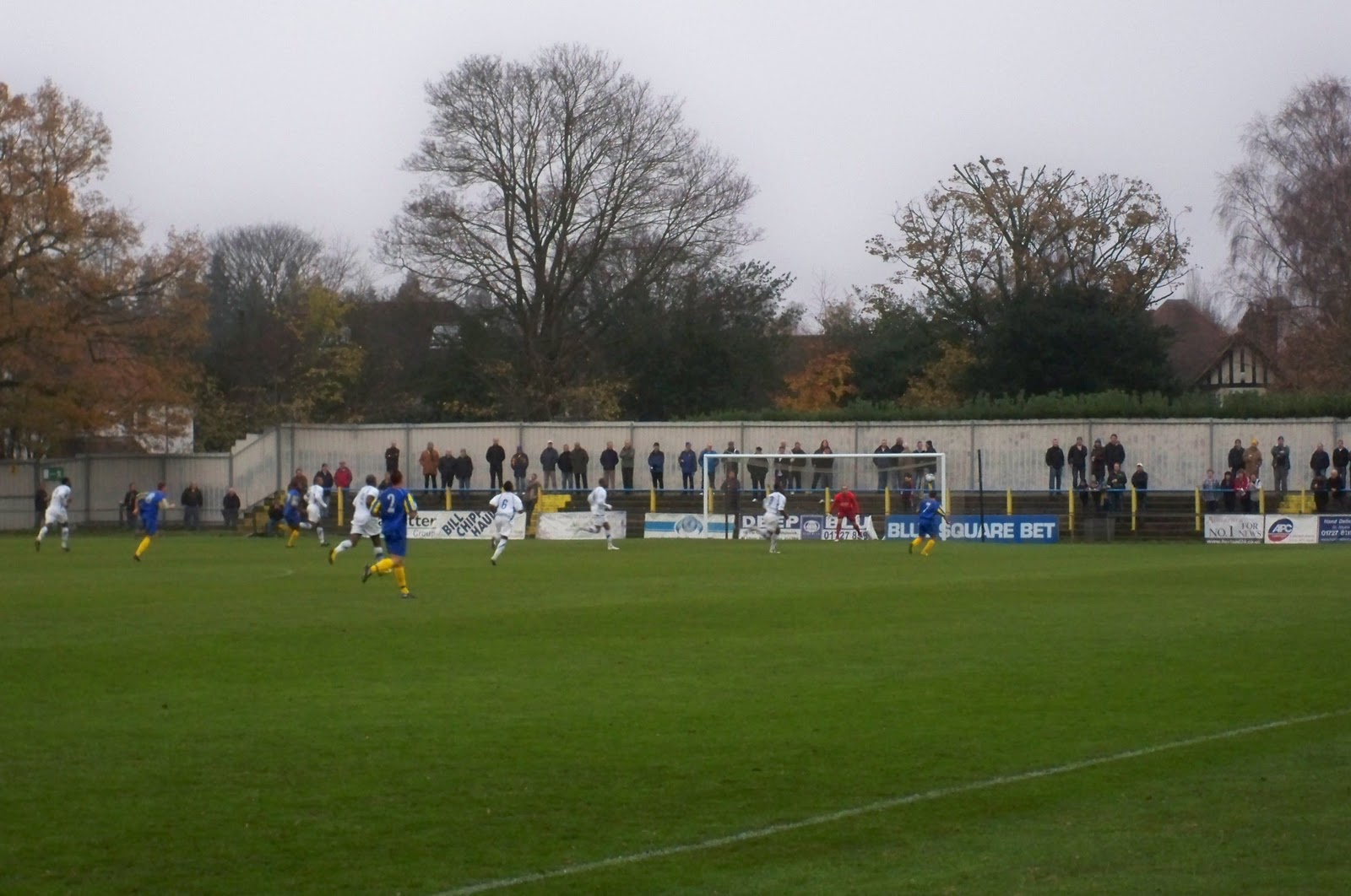 Football Grounds visited by Richard Bysouth St Albans City F.C.