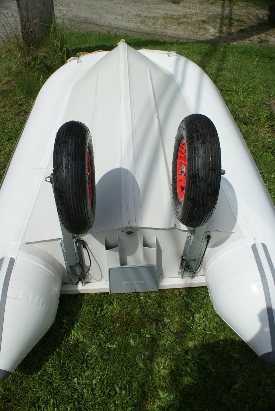 Big Moving Sale Aquapro SMR 901 hard bottom dinghy; comes with 2.2