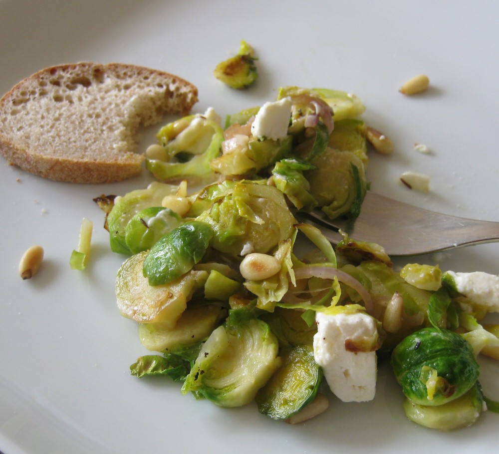 Barbaras Spielwiese: Rosenkohl mit Feta