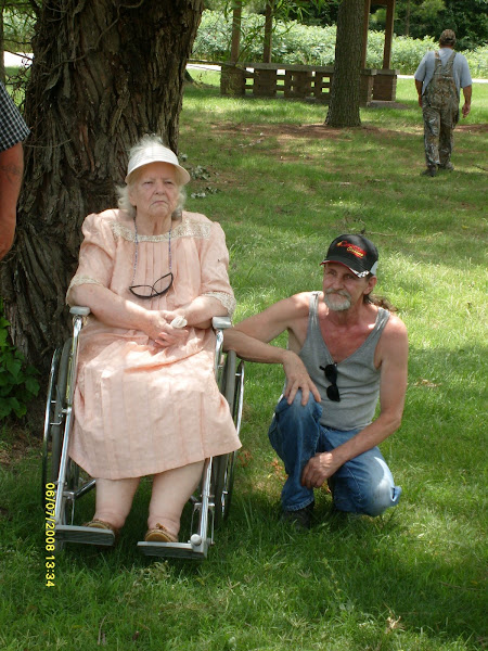 Lou Ann Jones with son Bobby
