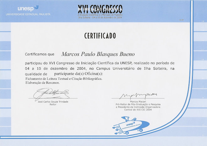 XVI Congresso de Iniciação Científica da UNESP - Oficinas