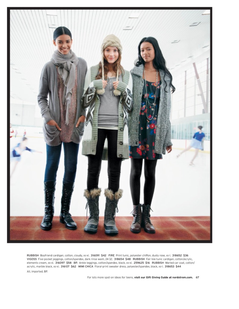 Austria Alcantara for Nordstrom Holiday Catalog Dominican Fashion Models