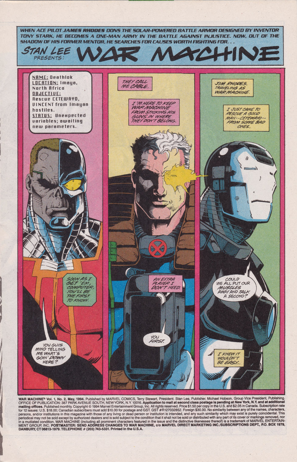 Read online War Machine (1994) comic -  Issue #2 - 2