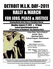 Detroit Annual Dr. Martin Luther King, Jr. Day Rally & March Took Place on January 17, 2011