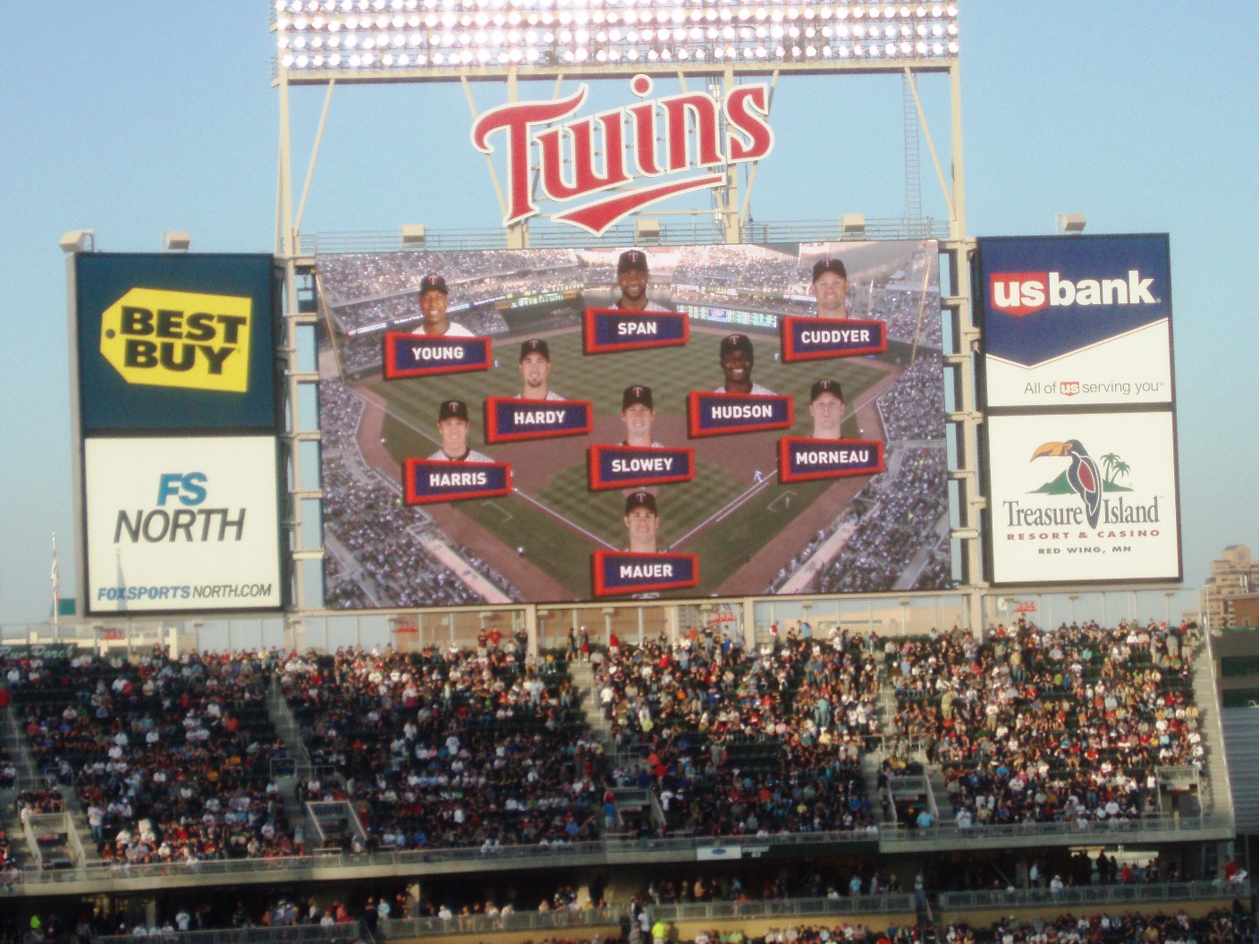 Classic Minnesota Twins! The Twins Twinkler Visits Target Field For