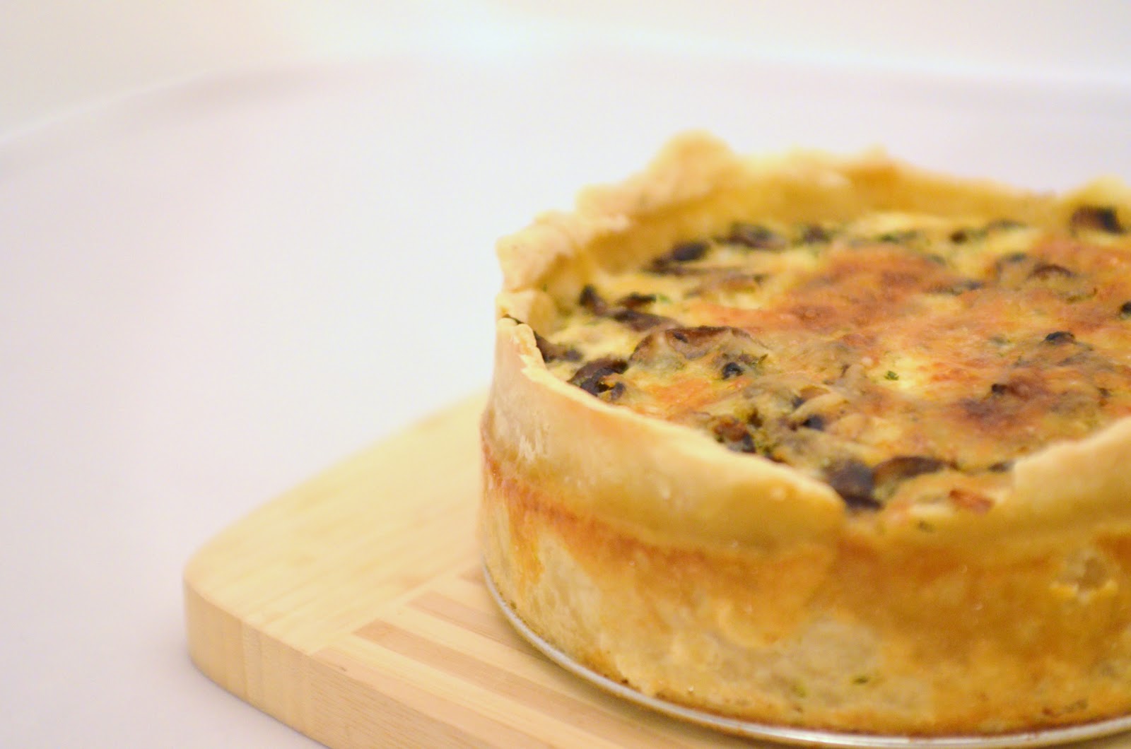 Navy Blue Kitchen Thomas Keller's Mushroom Quiche
