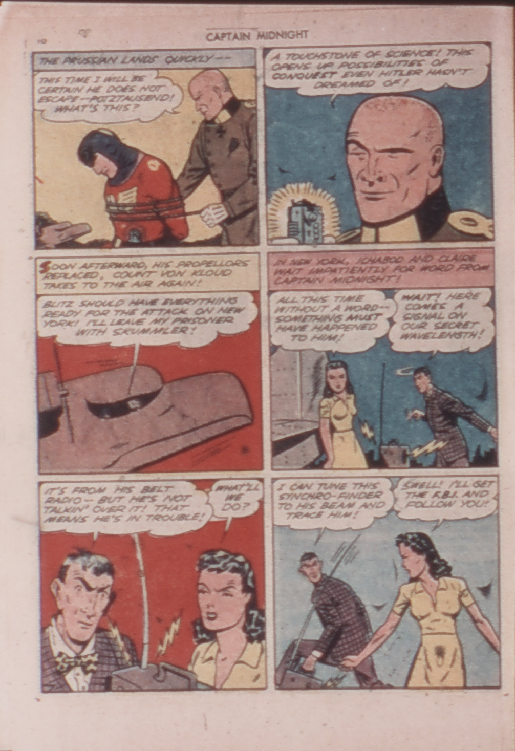 Read online Captain Midnight (1942) comic -  Issue #14 - 15