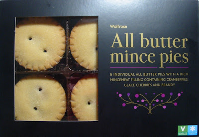 All butter mince pies from Waitrose