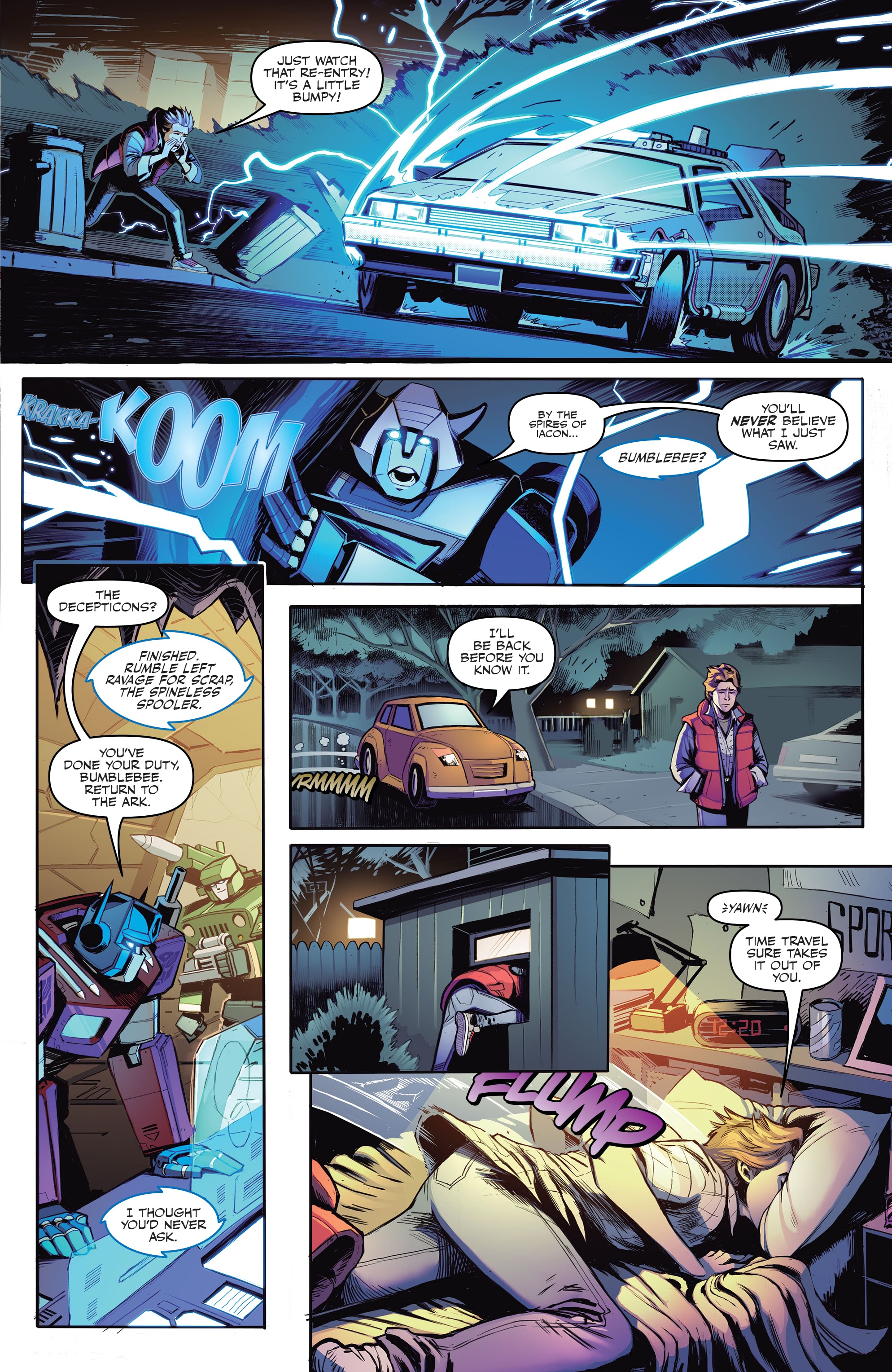 Read online Transformers: Back to the Future comic -  Issue #1 - 13