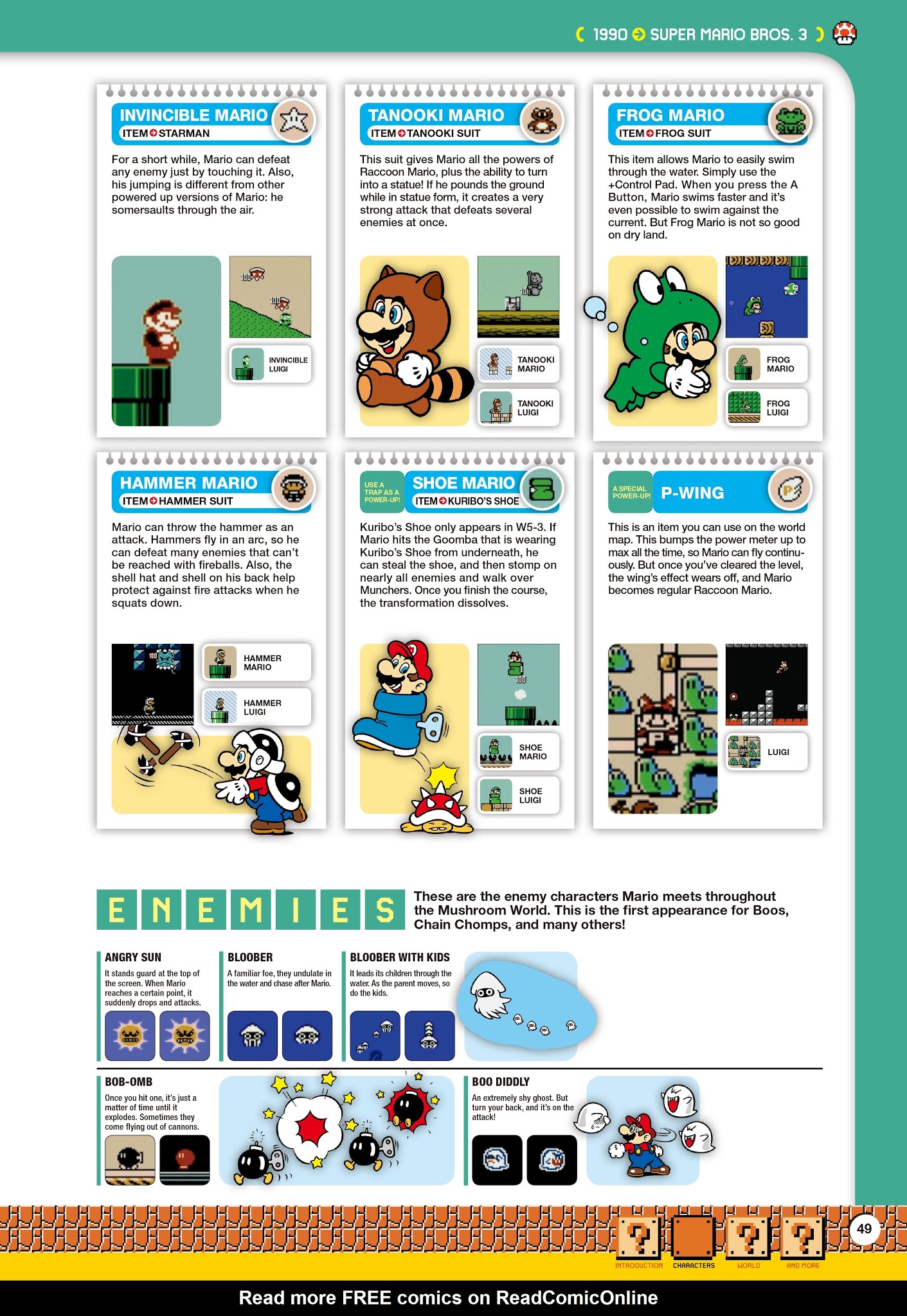 Read online Super Mario Bros. Encyclopedia: The Official Guide to the First 30 Years comic -  Issue # TPB (Part 1) - 50