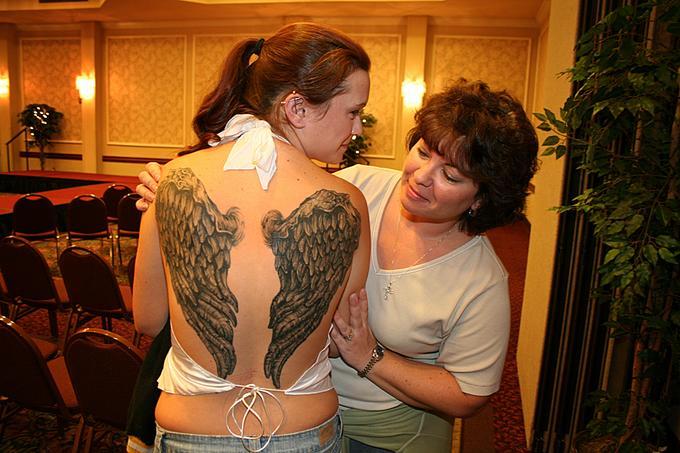 World's most tattooed woman shows her body art