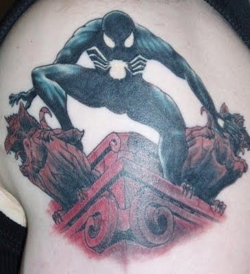 Spiderman Tattoo - Superheros Tattoo Design